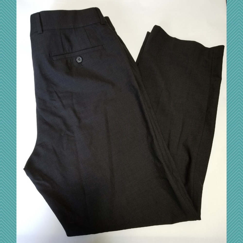 Gardeur Dark Brown Flat Front 'Grosse' Pants